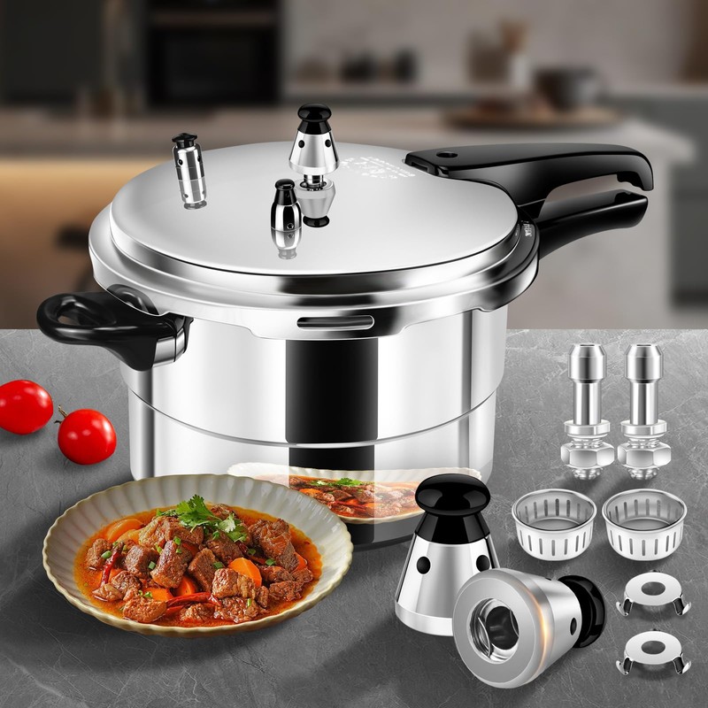 2PCS Universal Pressure Cooker Relief Jigger Valve with Exhaust Rod,