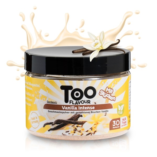 Too Flavour Vanilla Intense Aroma Powder, with Ground Bourbon Vanilla,