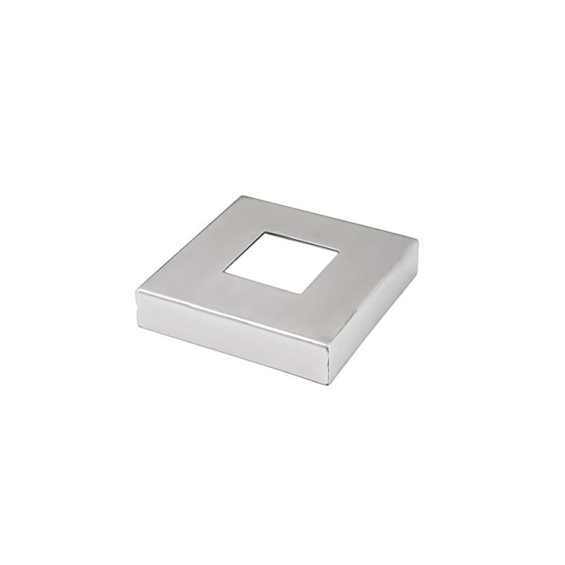Stainless Steel 316 Grade Small Square Base Cover for 1-1/2"
