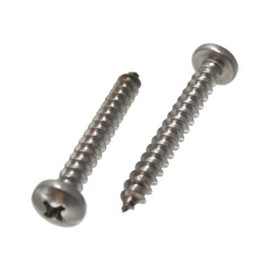 # 8 X 3" Stainless Steel Pan Head Phillips Sheet Metal Screws (Pack of 12)