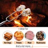 UNCO - Marshmallow Roasting Sticks with Insulated Handles, 4 Pack,