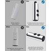 Metal Pull Down Kitchen Faucet Head Replacement with 15 Adapters,