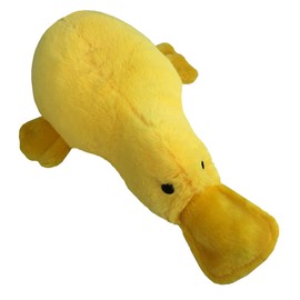 Pet Lou Colossal Durable Squeak 15-inch Promo Platypus Dog Toys -Durable Fabric -Tough and Reliable for Aggressive Chewers