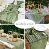 VZZNN 5 Pack Cheesecloth Table Runner,10 Ft,Boho Gauze Cheese Cloth