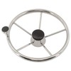 NovelBee 5 Spoke Dia.11" Stainless Steel Boat Steering Wheel with