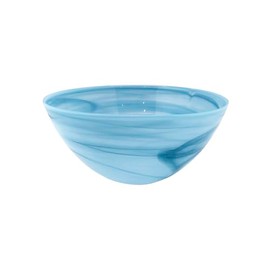 ALABASTER AQUA MEDIUM BOWL| AQUA | ALABASTER | TABLEWARE | BOWLS | GLASS | HANDMADE IN TURKEY