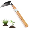 Apexcook Garden Weeding Hoe, Professional Handheld Weeding Tool with Solid
