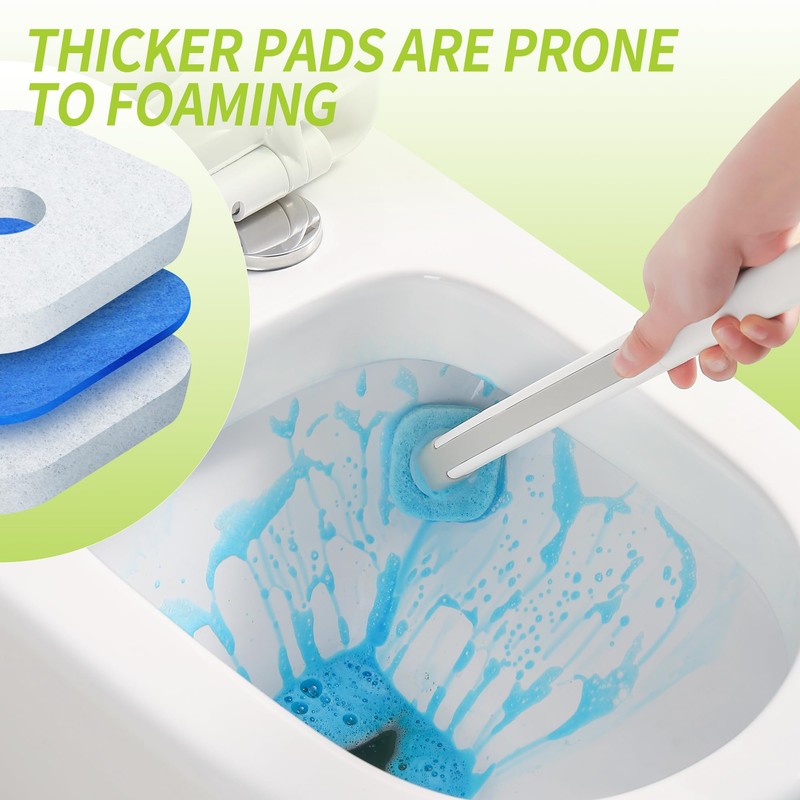 IVYROLL Toilet Bowl Cleaner Wand Refills Compatible with CLOROX, 21
