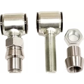 Airslamit 4 Link Bar Rod End 1.75 Wide LH & RH 3/4" Thread Urethane Bushings 5/8 thru bolt