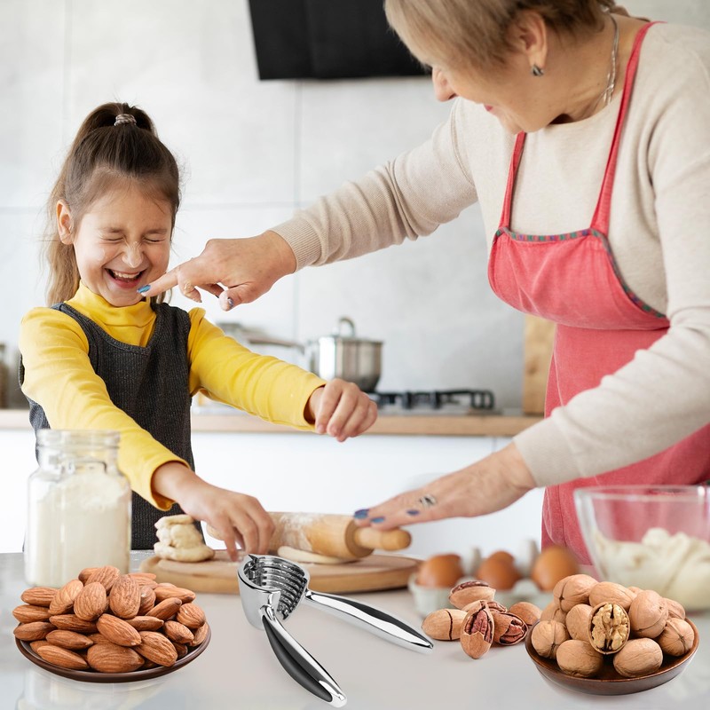 Nutcracker for Walnuts, Nutcracker, Walnut Opener, Metal Nutcracker, Clip Nutcracker,