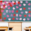 JarThenaAMCS 61Pcs Valentine's Day Classroom Tree Bulletin Board Decorations Red