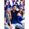 Boland – 62021 Adult Hat Chicken Italian Flag Blue/White/Red –