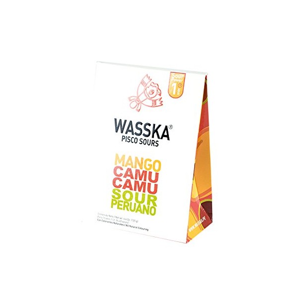 Wasska Pisco Sour Mix 4.4 Oz. (Mango)