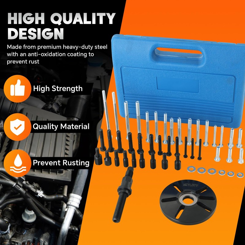 weyleity Harmonic Balancer Puller Removal & Install Tool Kit |