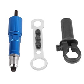 Qiilu Accesorio para Taladro Remachador, Adaptador de Conector de Conversión para Remachadora Eléctrica, Herramienta Eléctrica de Carpintero