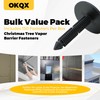 OKQX 150-Pack 1 3/8'' Christmas Tree Vapor Barrier Fasteners -