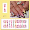 Cute French Tip Press on Nails Medium Almond Fake Nails