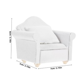 Levemolo Miniature Sofa for Small Pets Versatile Hamster and Chinchilla Chair Bed Durable and Cozy Habitat Accessory for Homes and Pet Shops