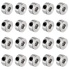 sourcing map 20pcs Set Screw Collars 3.05mm Bore Shaft Collars,