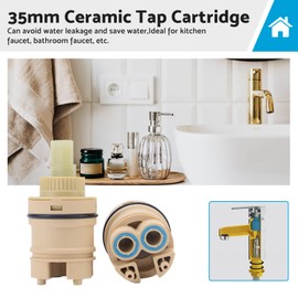MAX COOL 35mm Ceramic Tap Cartridge Mixer Shower Bathroom Tap Replacement