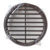 La Ventilazione T6M Round Ventilation Grille ABS Brown for Installation