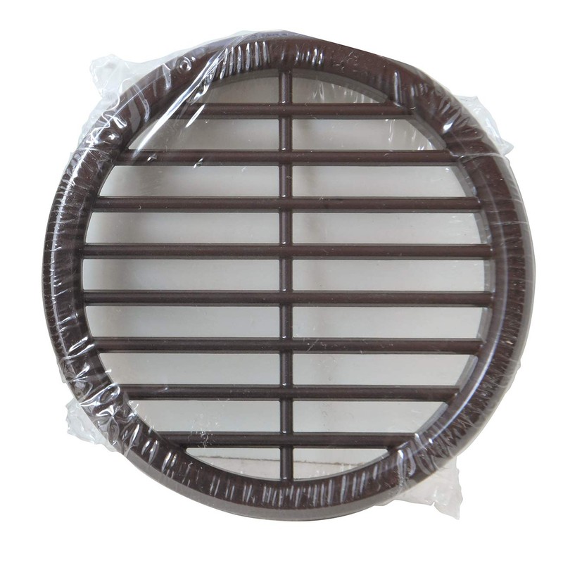 La Ventilazione T6M Round Ventilation Grille ABS Brown for Installation