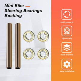 Mini Bike Steering Bearings Bushing Kit Suitable for Coleman CT200U BT200X CT200U-EX CT100U CC100X RT200 RT100 Predator 212cc 196cc 200cc 98cc 100cc