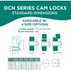 Olympus Lock DCN4 Rekeyable Cam Locks | 1-3/4" Cylinder 101