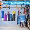 RealPlus Aerosol Spray Can Holder Rack Organizer 5 Cans Spray