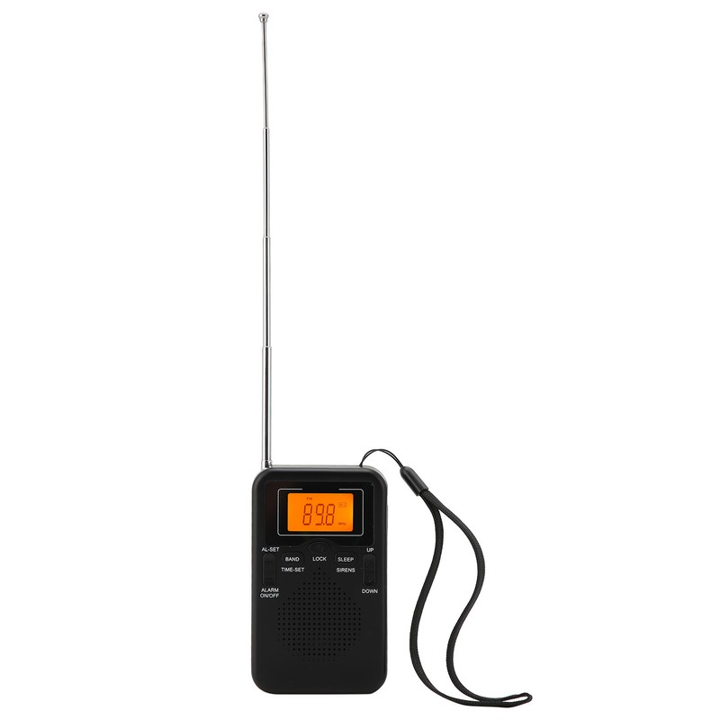 Portable Pocket Radio Digital AM FM Radio Receiver with Long