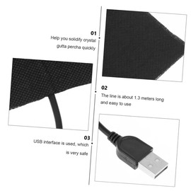 DOITOOL 2pcs Epoxy Resin Heating Mat for Craft Lightweight and Portable Epoxy Pad Quick Curing Protects Surfaces from Heat