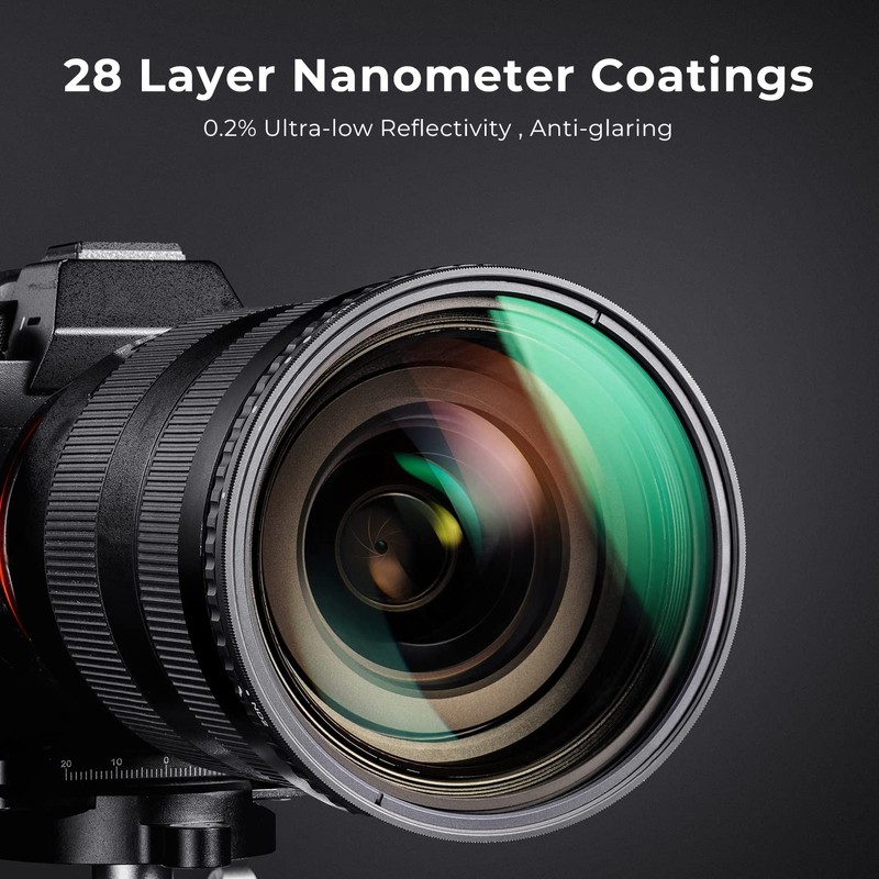K&F Concept 72mm ND2-32 + ND32-512 Filter Kit Variable ND