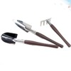 Hemoton Handheld Garden Tool Set 3 Pieces Mini Rake Shovel
