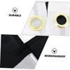 Sosoport 1pc American Flag Garden Banner Decoration Black White Stripe