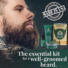 Clubman Clubman beard 3 in 1 trio - beard balm, oil and 2 in 1 conditioner