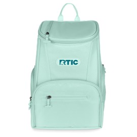 RTIC 15 Can Lightweight Backpack Cooler Soft Insulated Portable Bag for Lunch, Beach, Drink, Beverage, Travel, Camping, Picnic, Car, Hiking, Fresh Mint