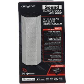 Creative Labs Sound Blaster AXX 200 Intelligent Wireless Sound System - Portable Wireless Speaker/PA System with Bluetooth, NFC and Microphone (Renewed)