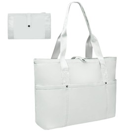 LNORMIA Work Bags for Women- Nursing Clinical Bag with Zipper Large Foldable Travel Bag Water-Resistant Handbag