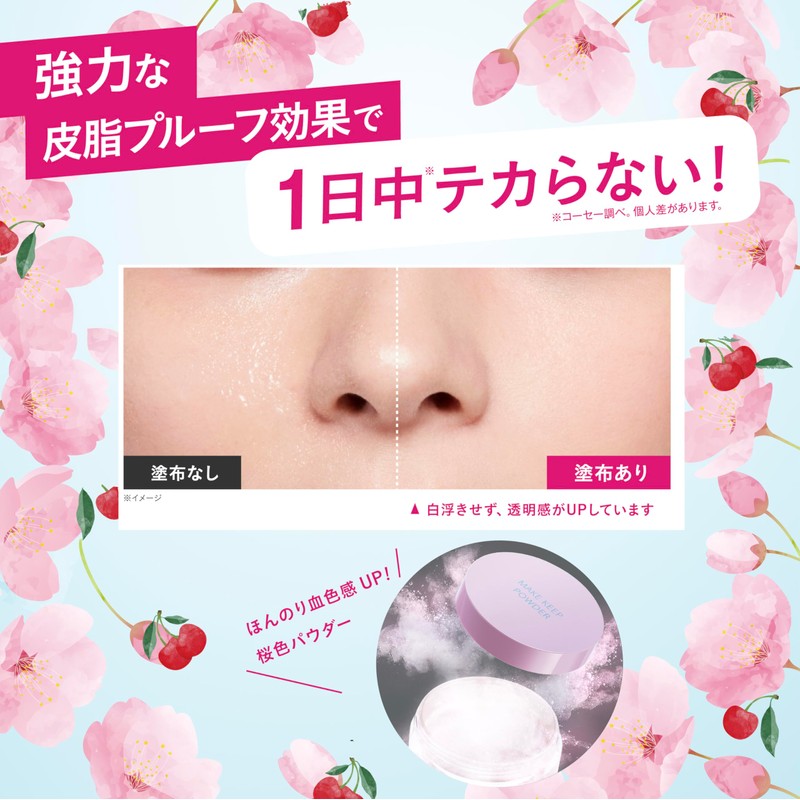 Makeup Keep Powder, Cherry Cherry 0.2 oz (5 g), Face