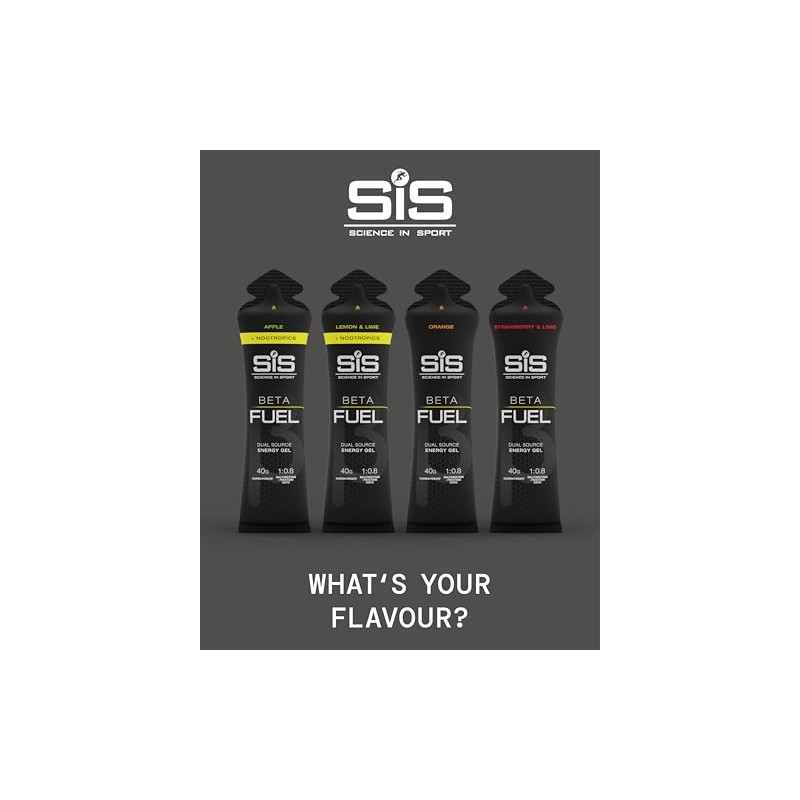 Sis Science Sport Beta Fuel Gel Sabor Naranja Carbohidratos Doble
