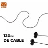 Maíz 4pz Audifonos Alambricos In-ear Jack 3.5mm Manos Libres Pc