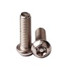 ZXFOOG License Plate Screws Anti Theft- 8 PC Button Head