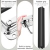 Youery Folding Handle, Pack of 4, Stainless Steel, 110 mm