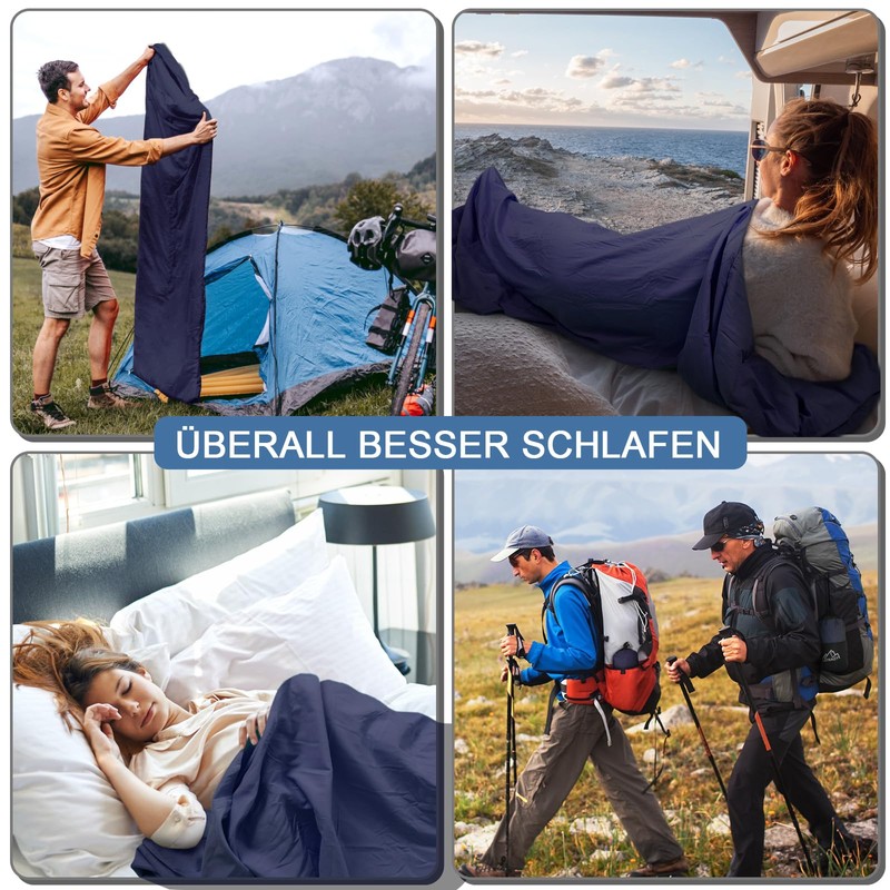 LSTRAGY Hut Sleeping Bag, Upgraded Sleeping Bag with Full-Length and