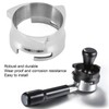 Coffee Dosing Funnel Stainless Steel Firmly Link Easy Installation Rotatable