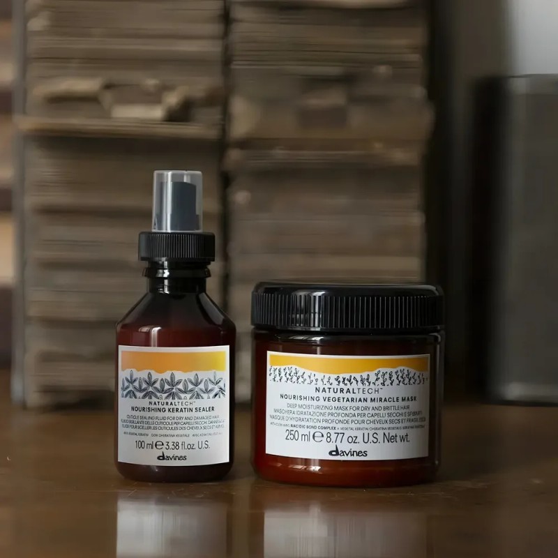 Kit Shampoo Y Acondicionador Seco Davines Nourishing 250 Ml