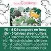 4 x Dino Cookie Cutters