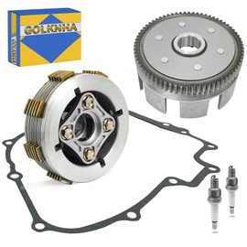 Clutch Kit & Basket & Friction Steel Plate & Gasket for Honda Rebel 250 CMX250 CMX250C 1985-2016 Nighthawk 250 CB250 1991-2008