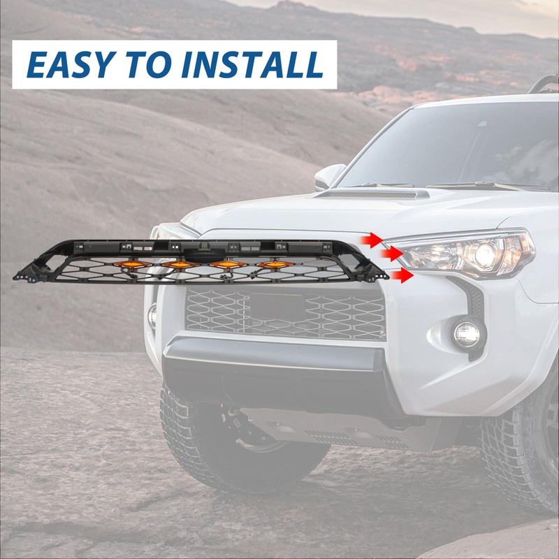 2020 4runner Replacement Grille, Front Grille for 4runner 2020 2021