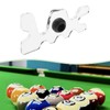 Be In Your Mind 1 Piece Clear Plastic Pool Cue